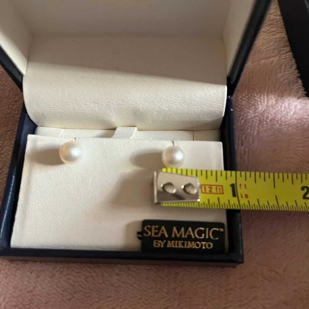 Pearl earrings, Mikimoto, Sea Magic collection - Picture 2 of 3